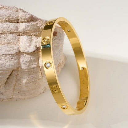 [Angela Jewelry]LOVE BRACELET 6.1MM 4 DIAMONDS