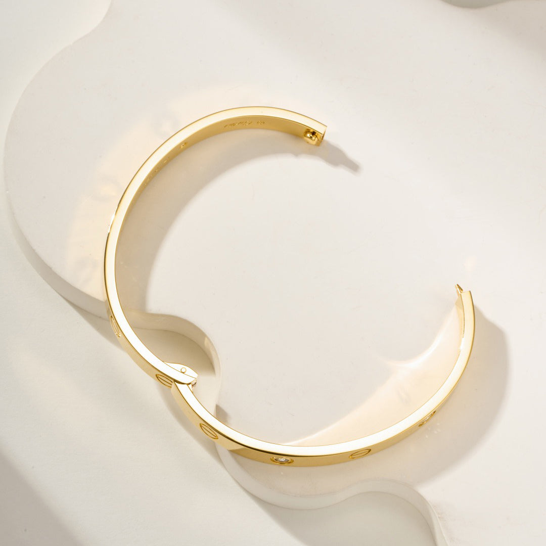 [Angela Jewelry]LOVE BRACELET 6.1MM 4 DIAMONDS