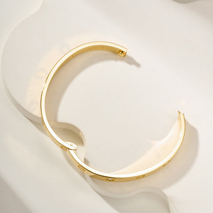 [Angela Jewelry]LOVE BRACELET 6.1MM 4 DIAMONDS