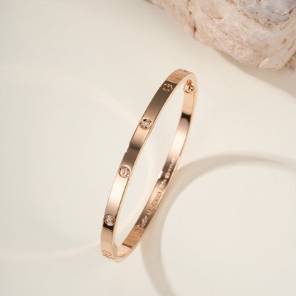 [Angela Jewelry]LOVE BRACELET 3.65MM 6 DIAMONDS