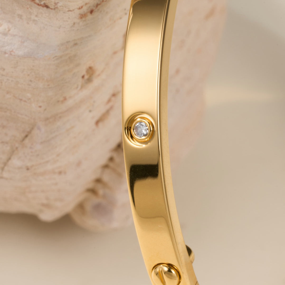 [Angela Jewelry]LOVE BRACELET 3.65MM 6 DIAMONDS