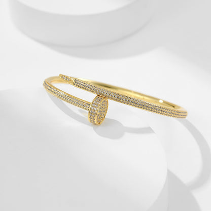 [Angela Jewelry]JUSTE BRACELET 3.5MM ALL DIAMONDS