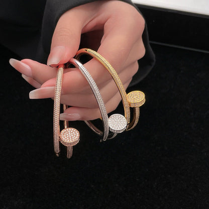 [Angela Jewelry]JUSTE BRACELET 3.5MM ALL DIAMONDS