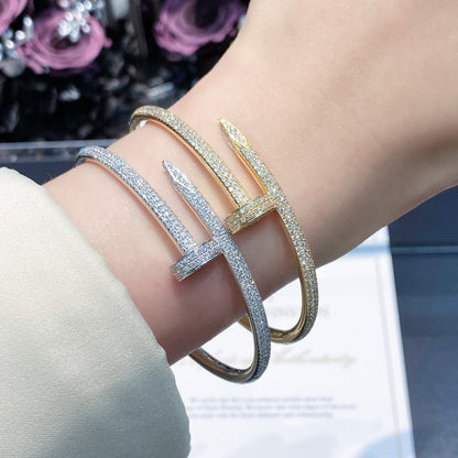 [Angela Jewelry]JUSTE BRACELET 3.5MM ALL DIAMONDS