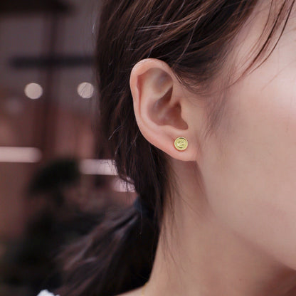[Angela Jewelry]LOVE EARRINGS 7.2MM