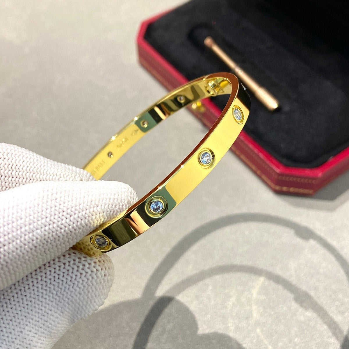 [Angela Jewellery]LOVE BRACELET 6.1MM 10 DIAMONDS