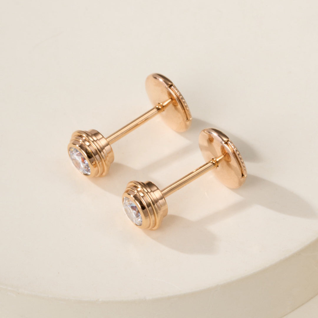 [Angela Jewelry]DAMOUR DIAMOND EARRINGS