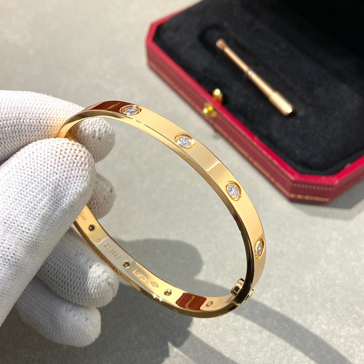 [Angela Jewellery]LOVE BRACELET 6.1MM 10 DIAMONDS
