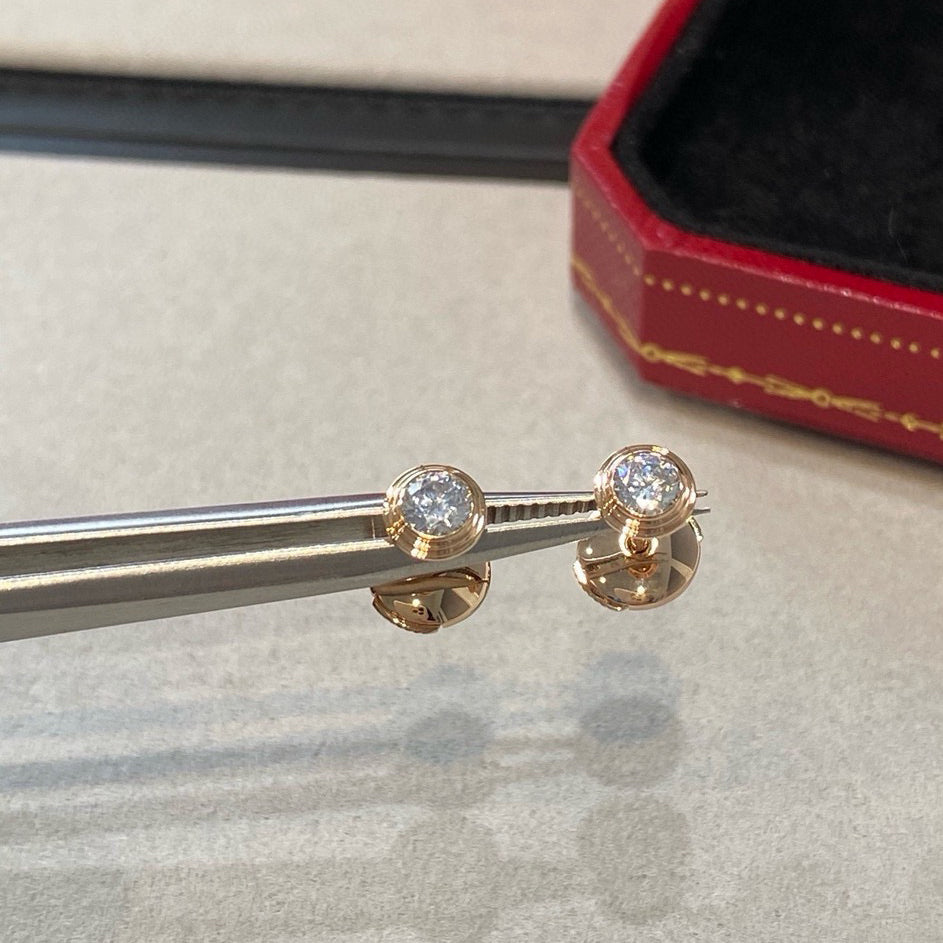 [Angela Jewelry]DAMOUR DIAMOND EARRINGS