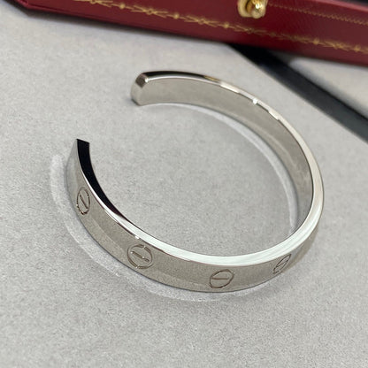 [Angela Jewellery]LOVE BRACELET 6.1MM 1 DIAMOND OPEN CUFF