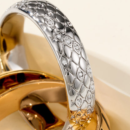 [Angela Jewelry]TRINITY  RING LEOPARD PRINT