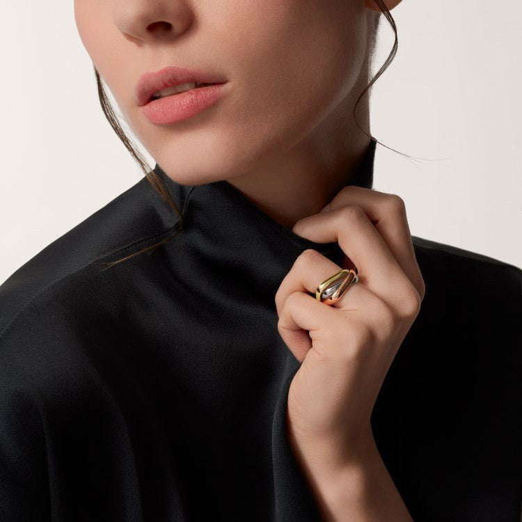 [Angela Jewelry]TRINITY 3.5MM CUSHION RING COLLECTION
