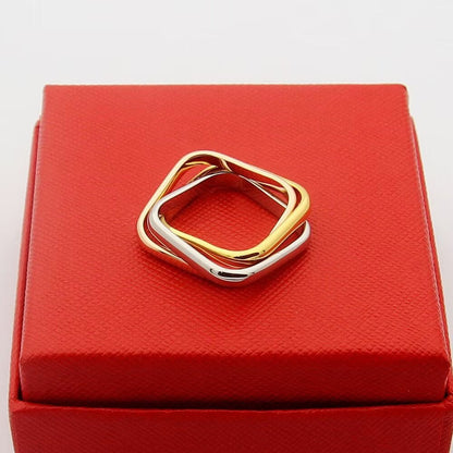 [Angela Jewelry]TRINITY 3.5MM CUSHION RING COLLECTION