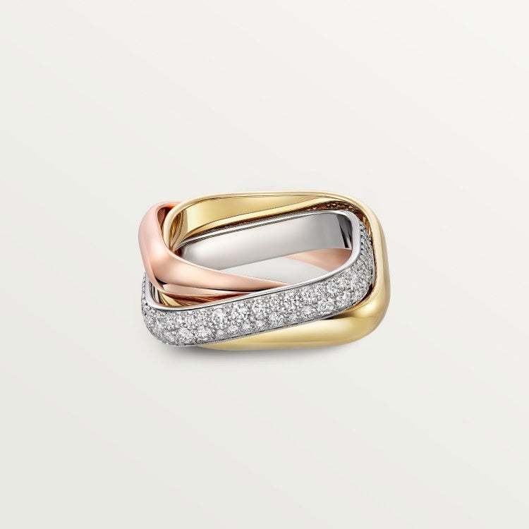 [Angela Jewelry]TRINITY 3.5MM CUSHION RING COLLECTION