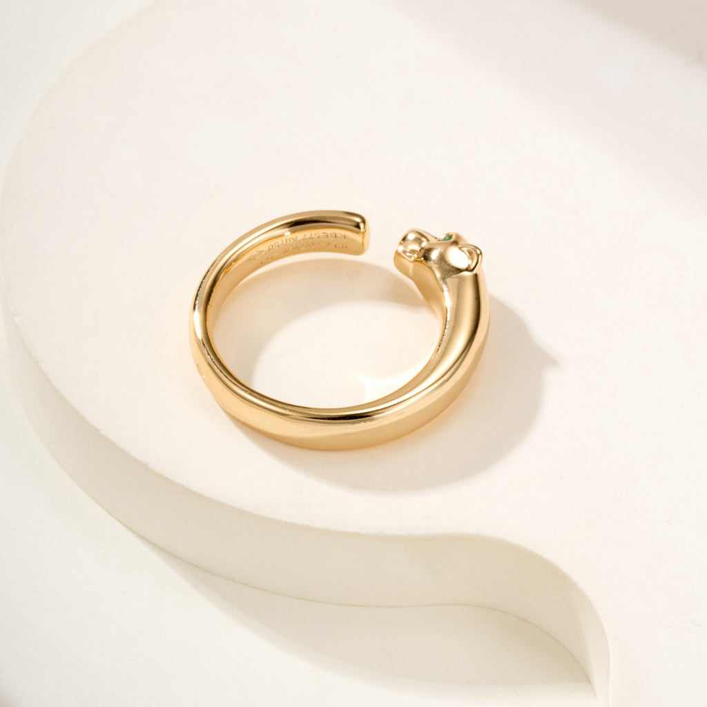 [Angela Jewelry]PANTHERE NO DIAMOND SMALL RING