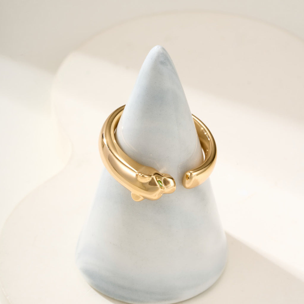 [Angela Jewelry]PANTHERE NO DIAMOND SMALL RING