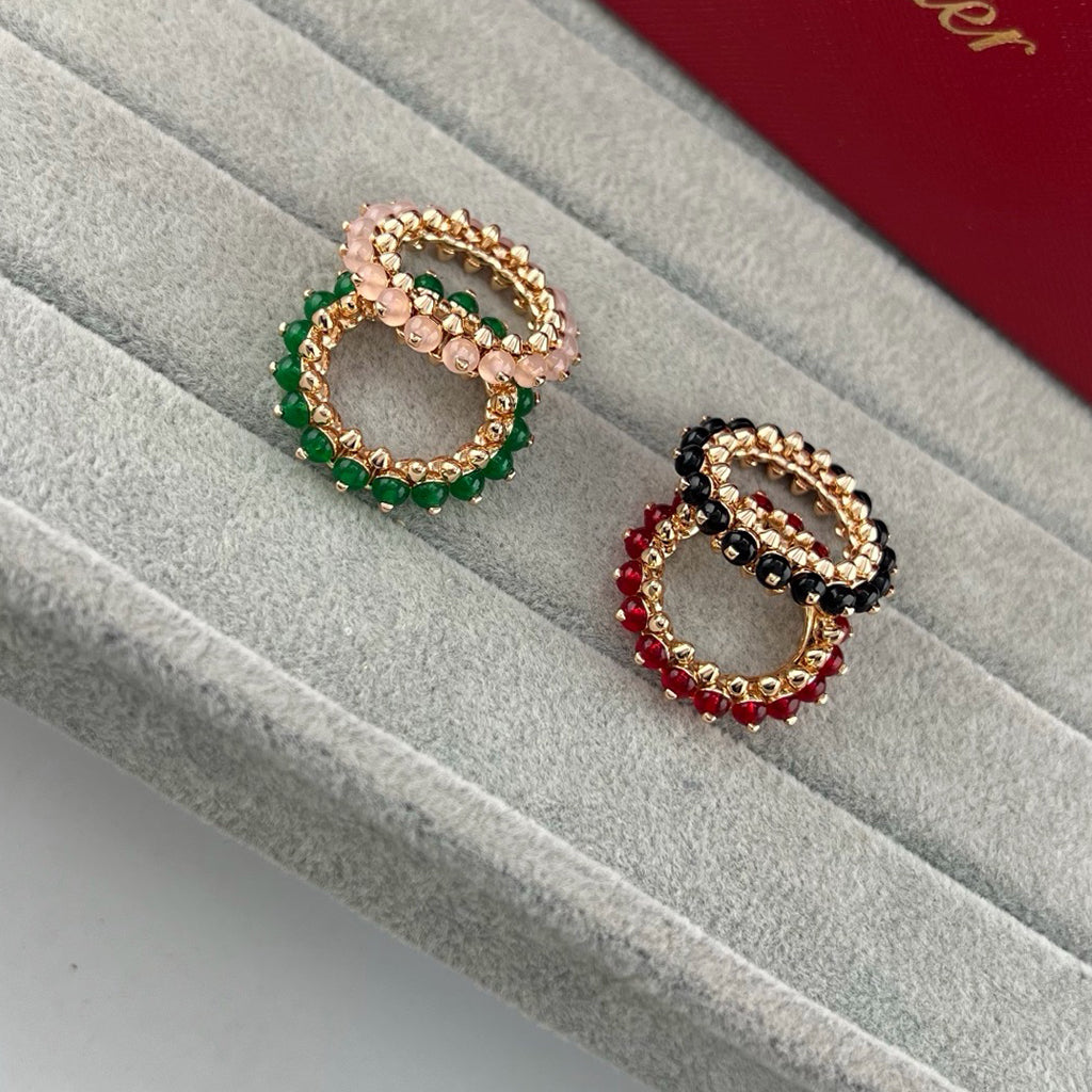 [Angela Jewelry]CLASH 7.9MM AGATE CHALCEDONY RING