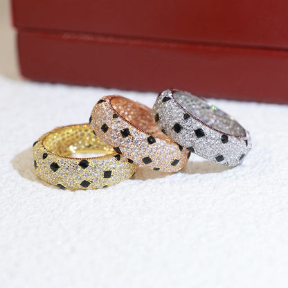 [Angela Jewelry]PANTHERE SPOTTED FULL DIAMOND RING