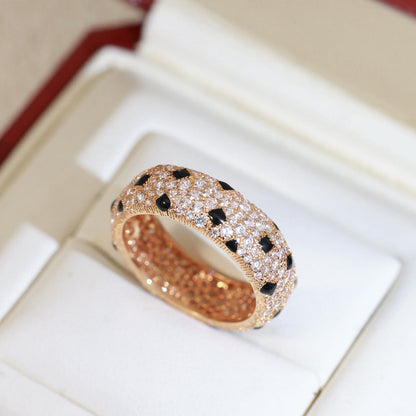 [Angela Jewelry]PANTHERE SPOTTED FULL DIAMOND RING