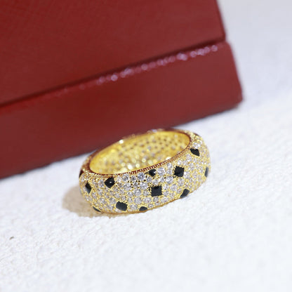 [Angela Jewelry]PANTHERE SPOTTED FULL DIAMOND RING