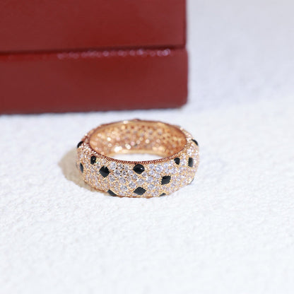 [Angela Jewelry]PANTHERE SPOTTED FULL DIAMOND RING