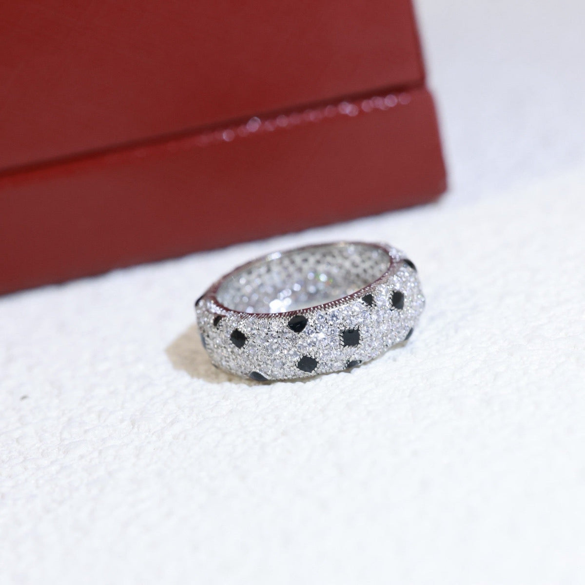 [Angela Jewelry]PANTHERE SPOTTED FULL DIAMOND RING