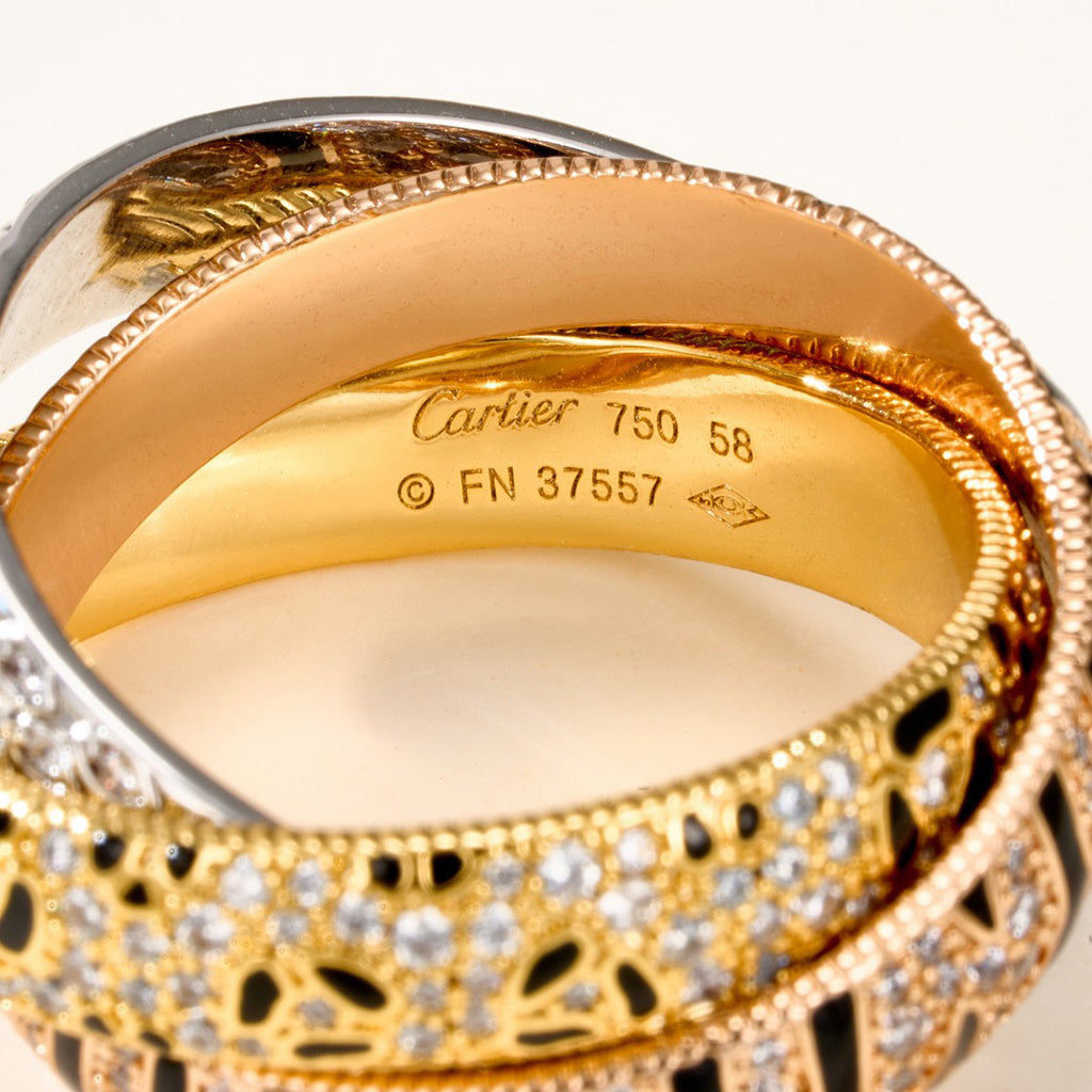 [Angela Jewelry]TRINITY  RING LEOPARD PRINT