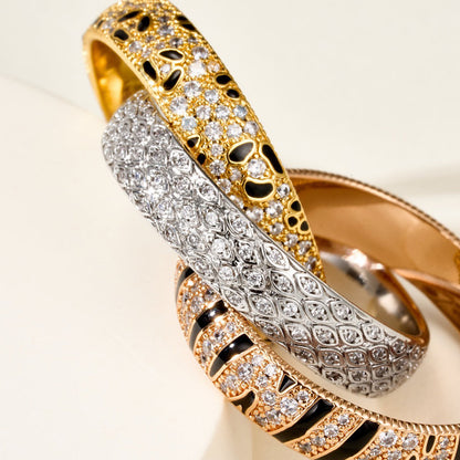 [Angela Jewelry]TRINITY  RING LEOPARD PRINT