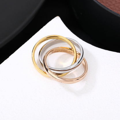 [Angela Jewelry]TRINITY 3.2MM RING COLLECTION