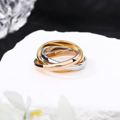 [Angela Jewelry]TRINITY 3.2MM RING COLLECTION