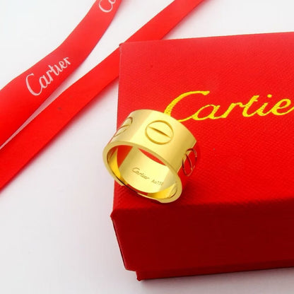 [Angela Jewelry]LOVE 11MM LARGE RING