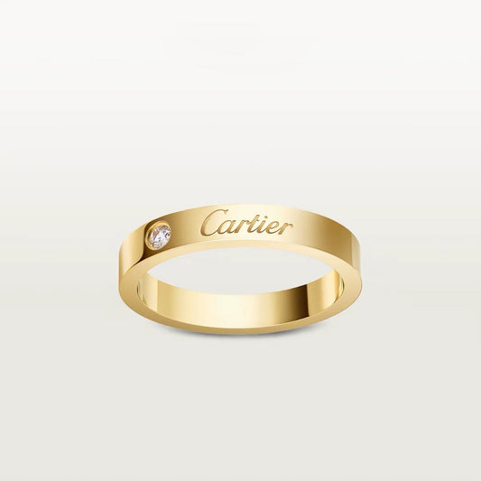 [Angela Jewelry]LOVE RING 4MM 1 DIAMOND