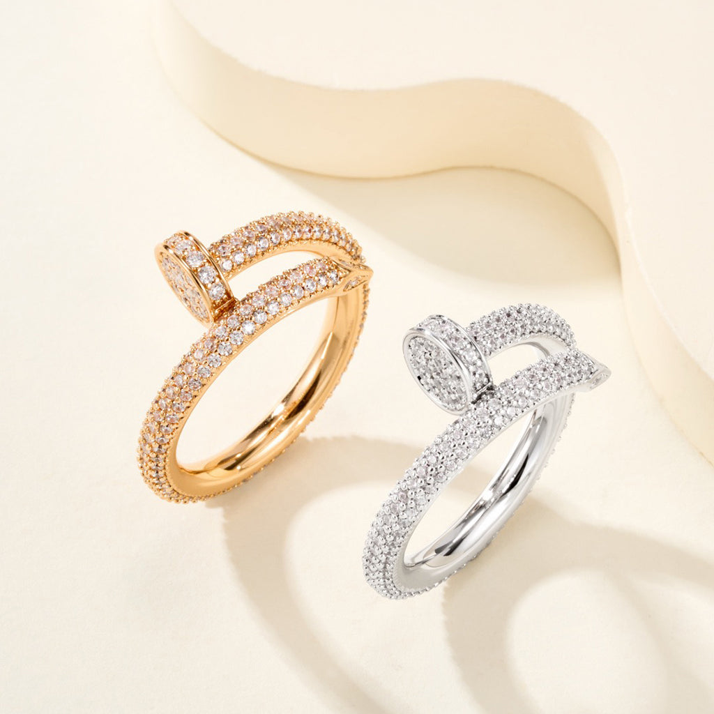 [Angela Jewelry]JUSTE RING 2.6MM FULL DIAMOND