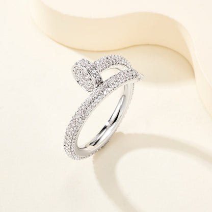 [Angela Jewelry]JUSTE RING 2.6MM FULL DIAMOND