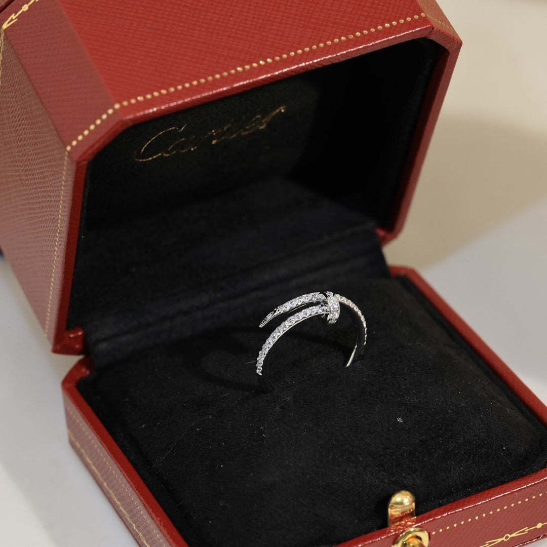 [Angela Jewelry]JUSTE 1.8MM FULL DIAMOND RING
