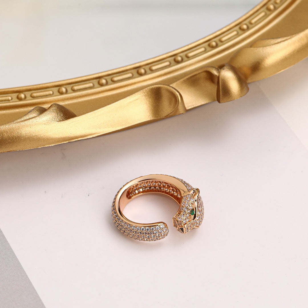[Angela Jewelry]PANTHERE FULL DIAMOND SMALL RING