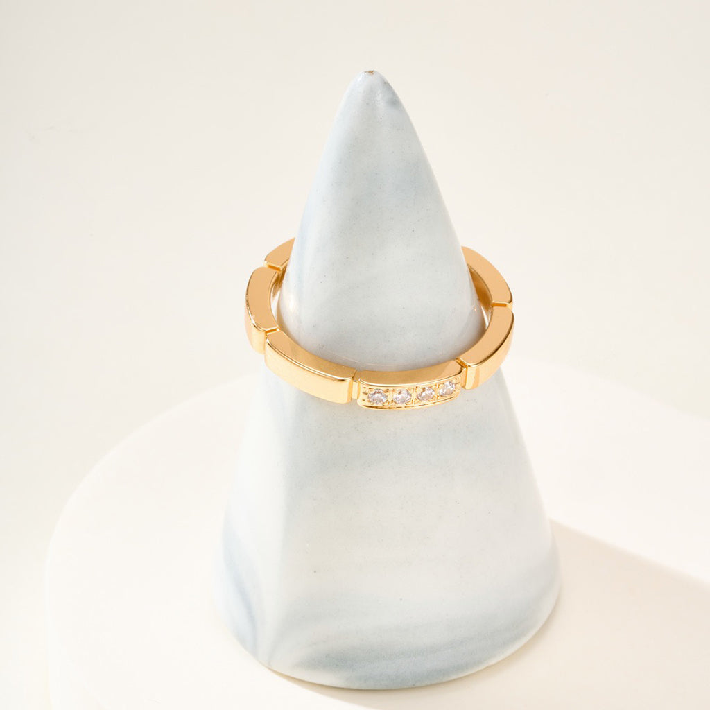 [Angela Jewelry]MAILLON PANTHERE 4 DIAMOND RING