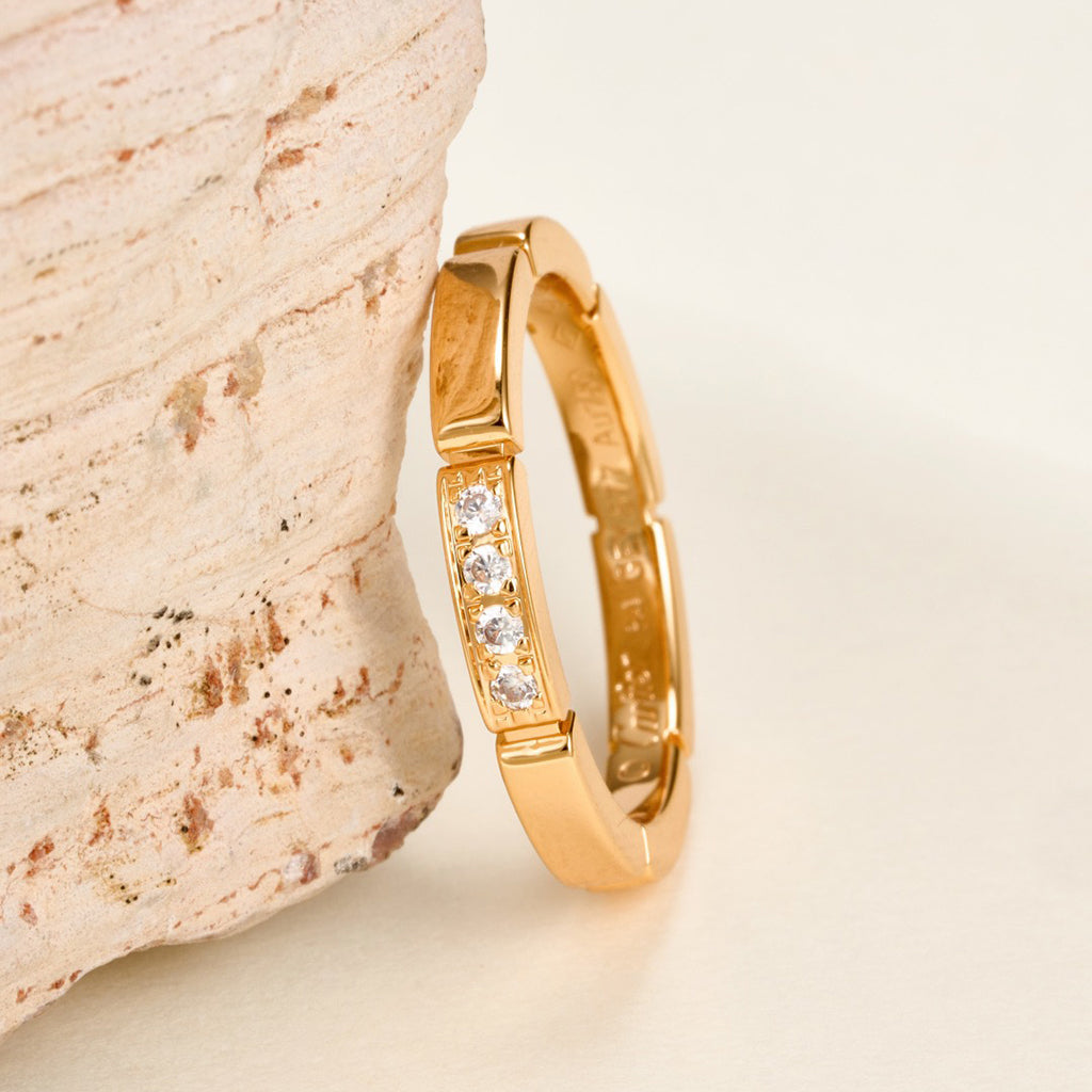 [Angela Jewelry]MAILLON PANTHERE 4 DIAMOND RING