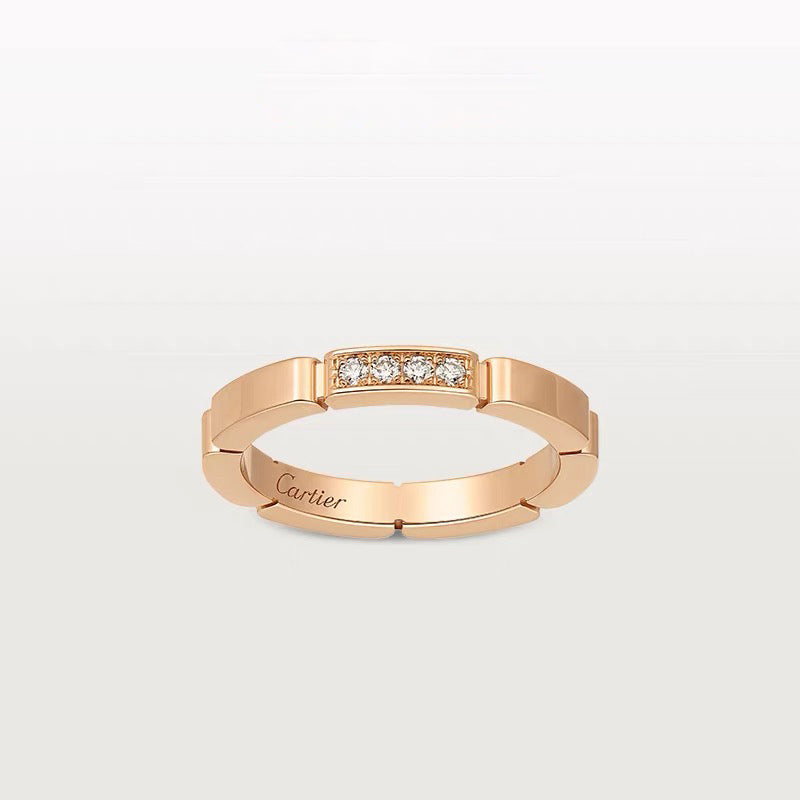 [Angela Jewelry]MAILLON PANTHERE 4 DIAMOND RING