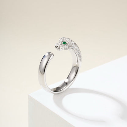 [Angela Jewelry]PANTHERE HALF DIAMOND SMALL RING