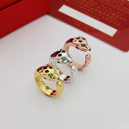 [Angela Jewelry]PANTHERE SPOTTED MEDIUM RING