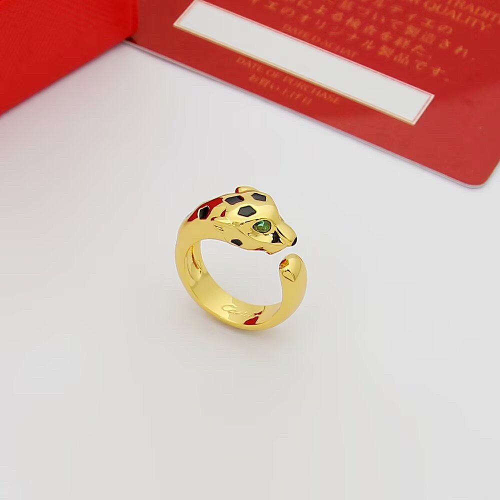 [Angela Jewelry]PANTHERE SPOTTED MEDIUM RING