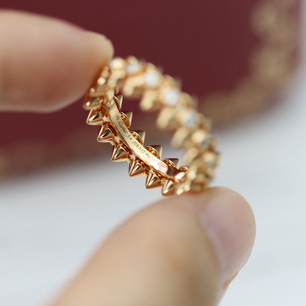 [Angela Jewelry]CLASH 6.8MM DIAMOND MEDIUM RING