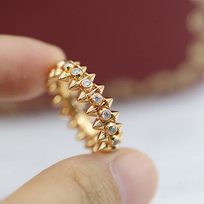[Angela Jewelry]CLASH 6.8MM DIAMOND MEDIUM RING