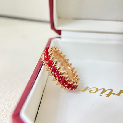 [Angela Jewelry]CLASH 7.9MM AGATE CHALCEDONY RING