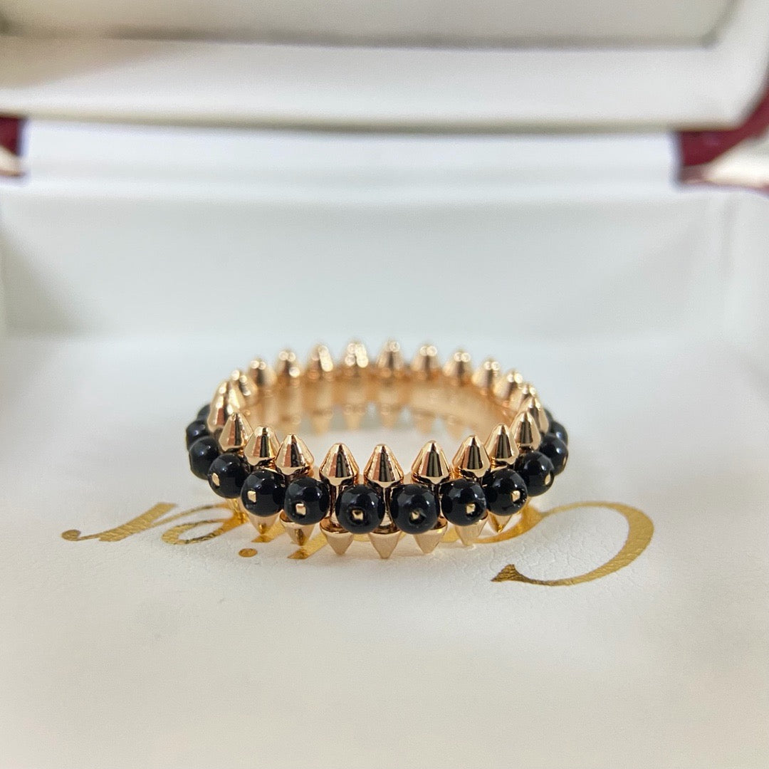 [Angela Jewelry]CLASH 7.9MM AGATE CHALCEDONY RING