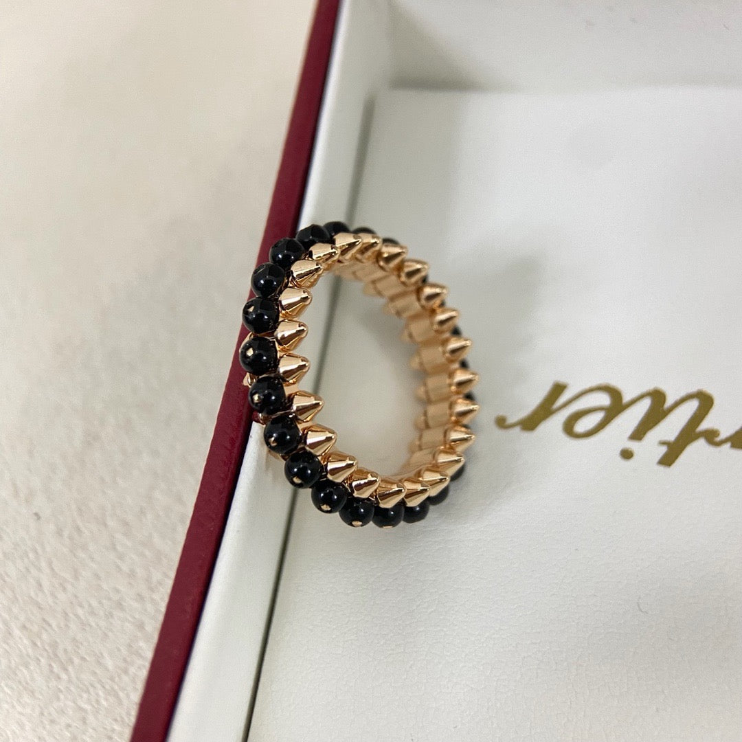 [Angela Jewelry]CLASH 7.9MM AGATE CHALCEDONY RING