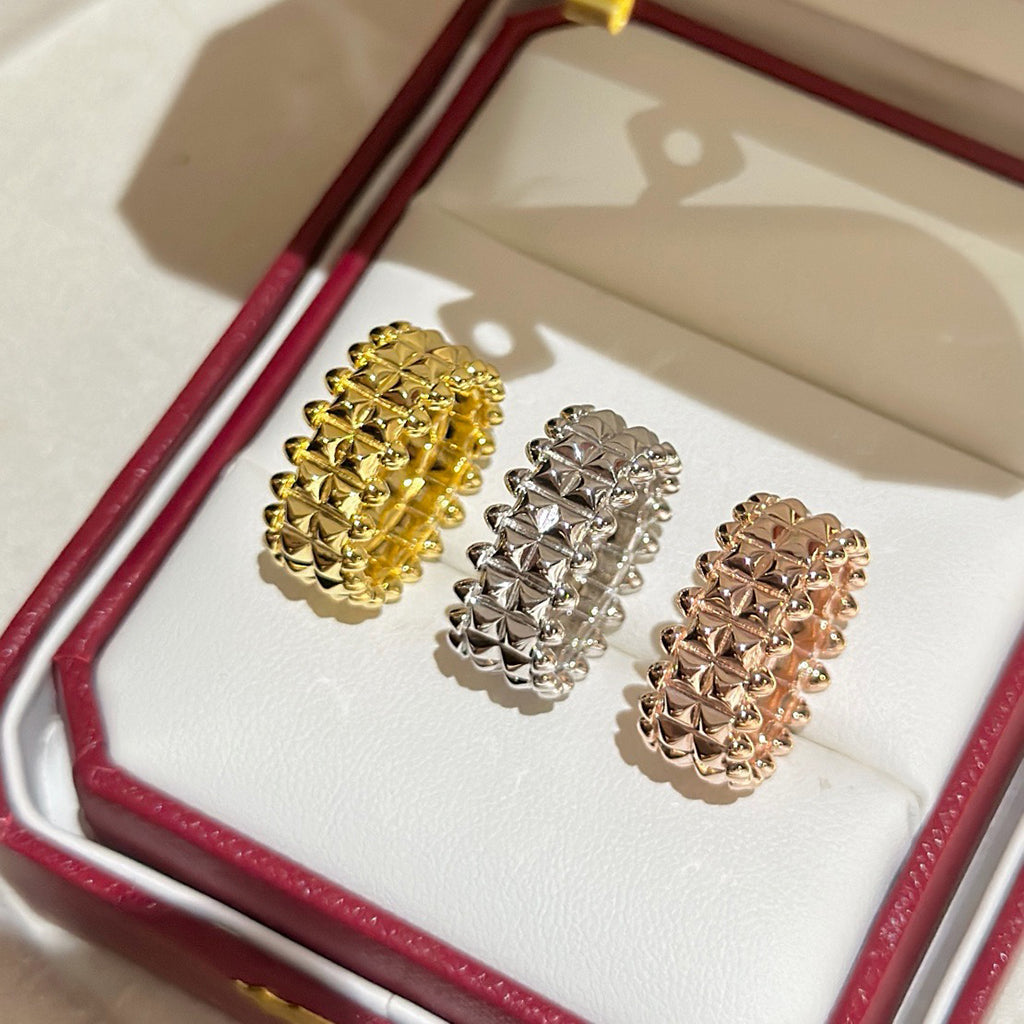 [Angela Jewelry]CLASH 9.2MM DOUBLE ROW RING