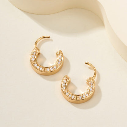 [Angela Jewelry]LOVE DIAMOND EARRINGS