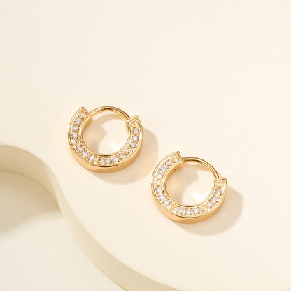 [Angela Jewelry]LOVE DIAMOND EARRINGS